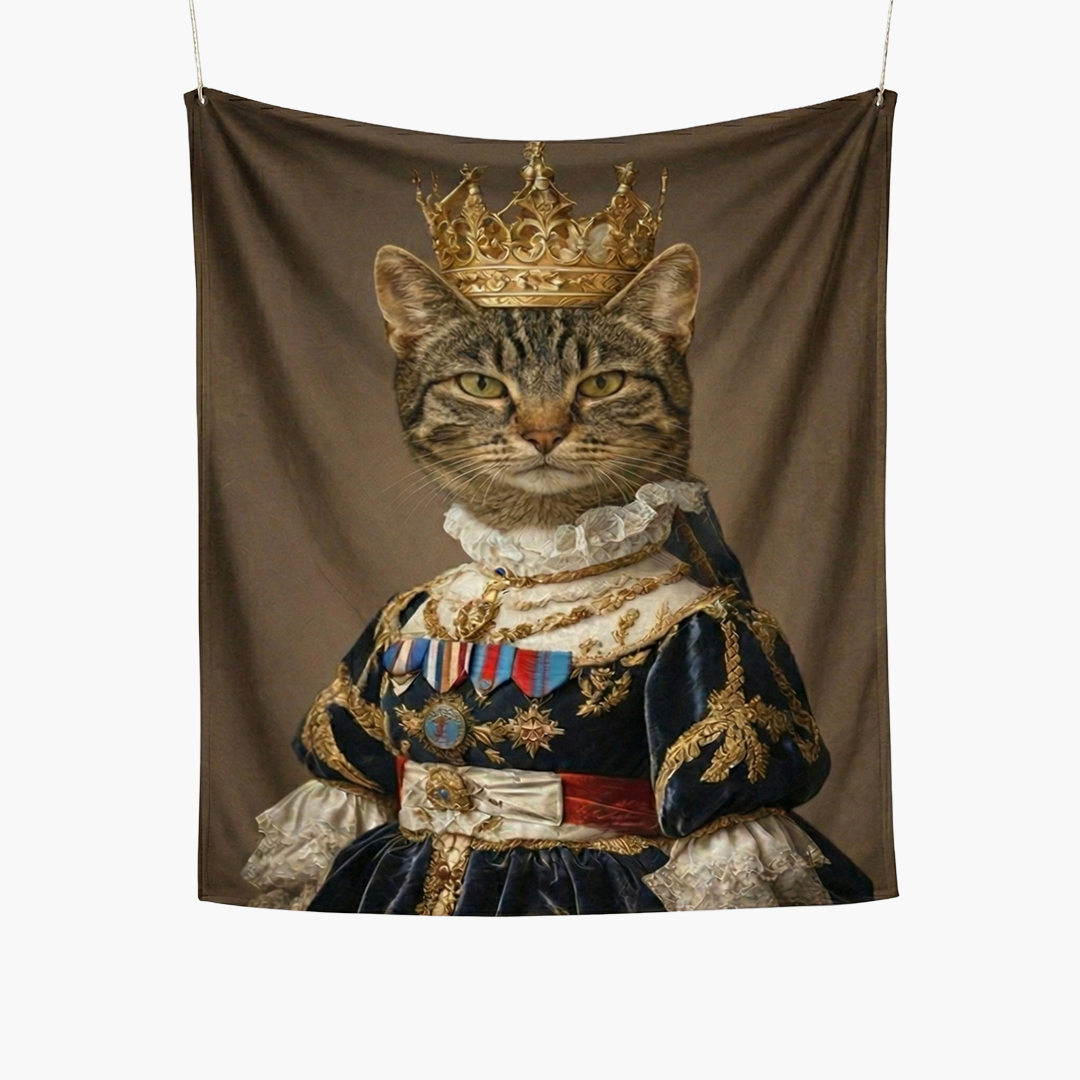 The Queen - Custom Pet Blanket