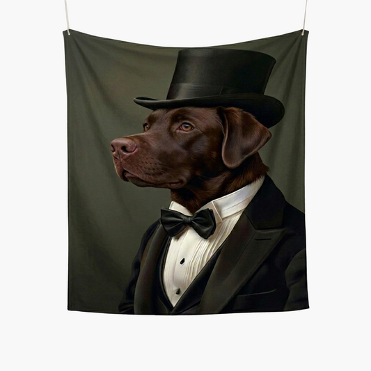 The Gentleman - Custom Pet Blanket