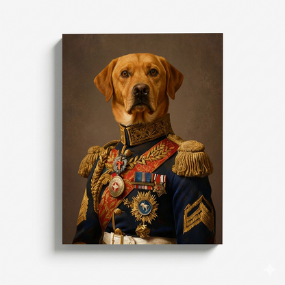 The Commander - Custom Pet Portrait
