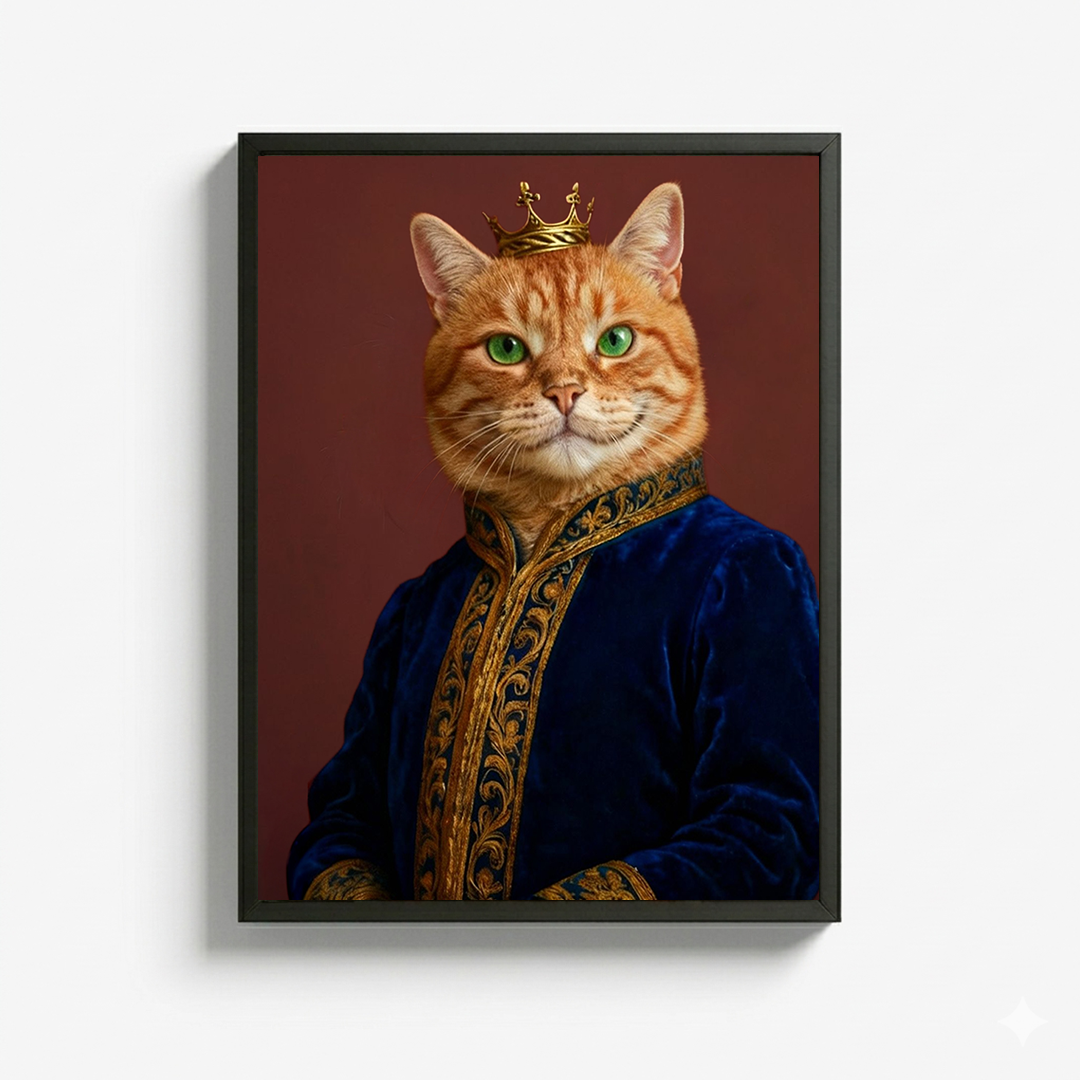 The King - Custom Pet Portrait