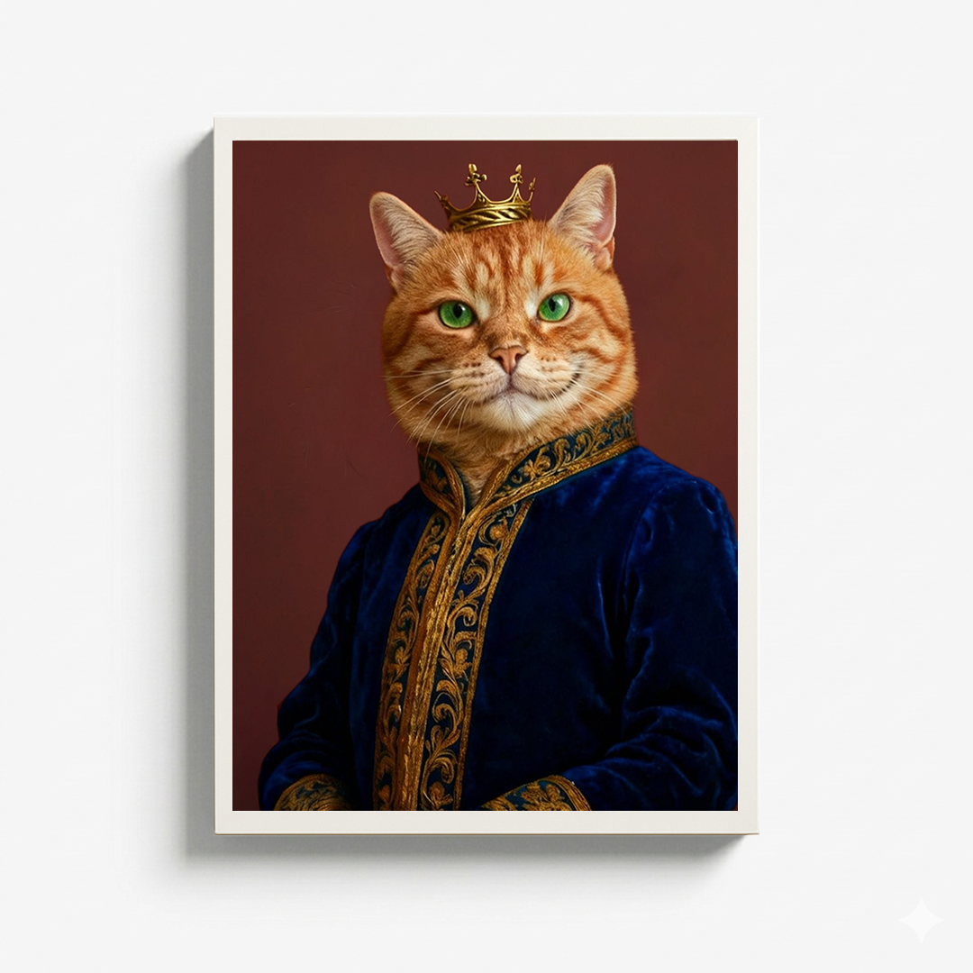 The King - Custom Pet Portrait