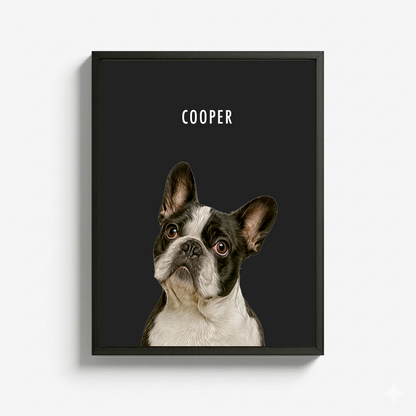 Minimal - Custom Pet Portrait