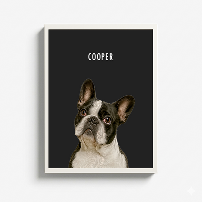 Minimal - Custom Pet Portrait