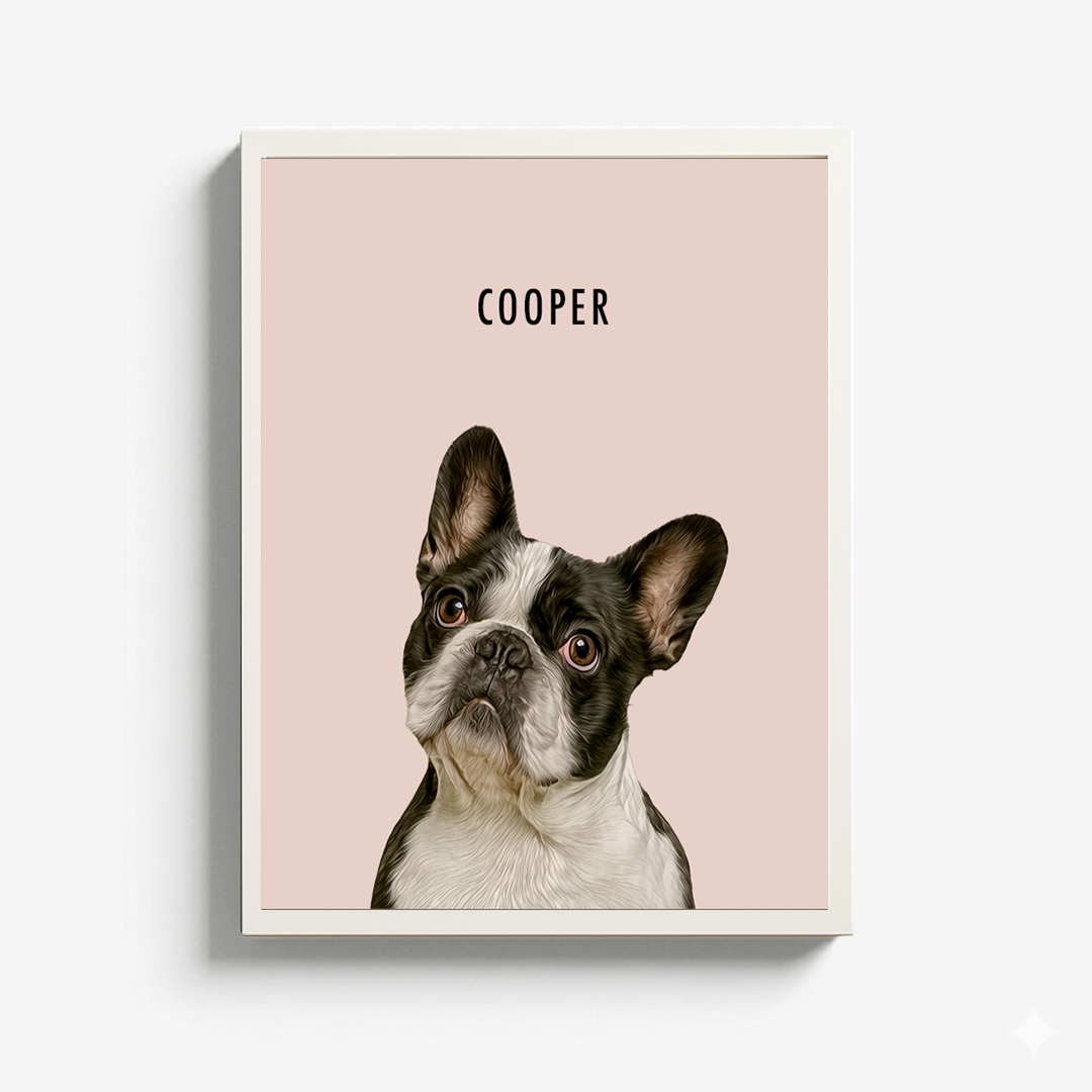 Minimal - Custom Pet Portrait