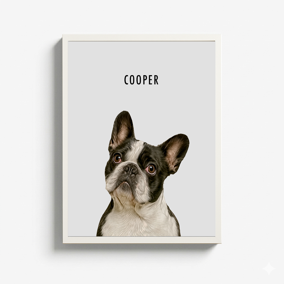 Minimal - Custom Pet Portrait