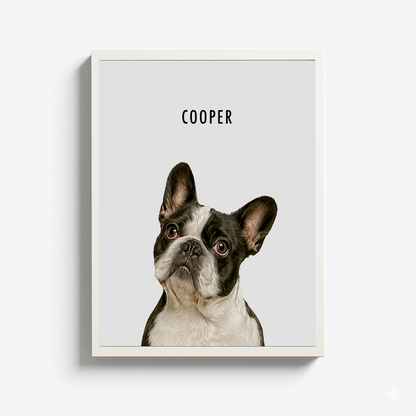 Minimal - Custom Pet Portrait