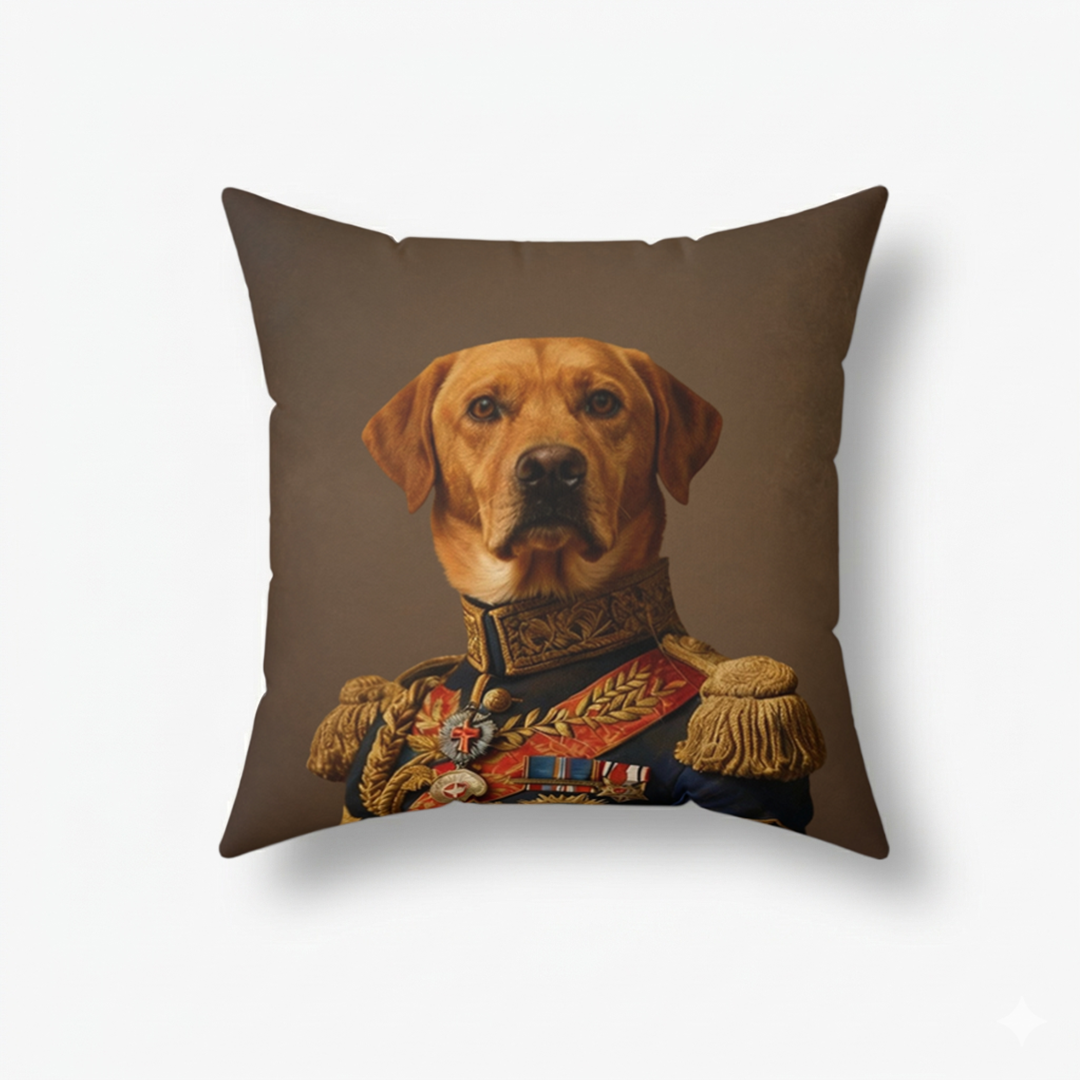 The Commander - Custom Pet Pillow